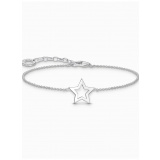 Thomas Sabo A2162-001-21-L19V Silver bracelet w. star pendant