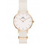 Daniel Wellington DW00100675 Ladies Watch Federica Scagnetti x DW Petite Chalk Nato 28mm 3ATM
