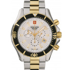 Swiss Alpine Military 7040.9142 Chronograph Mens Watch 46mm 10ATM