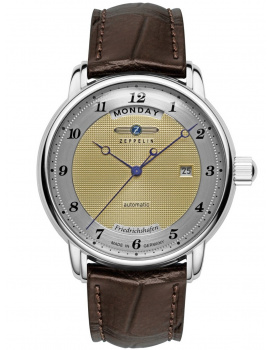 Zeppelin 8562-5 Mens Watch Friedrichshafen Automatic 40mm 5ATM