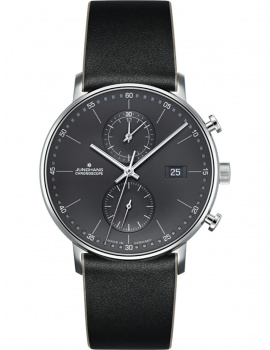 Junghans 41487600 Mens Watch FORM C Chronograph 40mm 5ATM