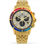 Louis XVI LXVI1120 Majeste Iced Out Chronograph mens watch 43mm 5ATM