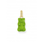 Thomas Sabo PE967-414-6 Large gold-plated green Goldbears pendant w. stones