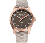 Alpina AL-525BR4S24 Startimer Pilot Automatic Mens Watch 41mm 10ATM