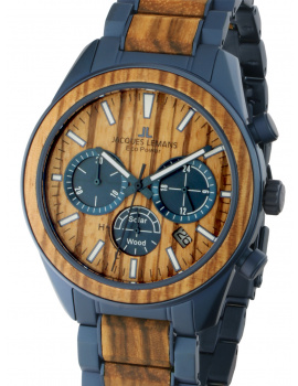 Jacques Lemans 1-2115P Eco Power Slnečný pohon Chronograph 44 mm