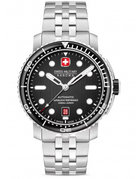 Swiss Military Hanowa SMWGL0002001-SET Mens Watch Maitre Plongeur Automatic 44mm 100ATM