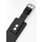 Perigaum Replacement Strap for P-0701 u. P-0702 20 x 260 mm Black Silver Clasp