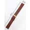 Watch-strap 20 x 185 mm Brown Gold Clasp