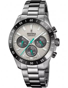 Festina F20703/1 Unisex Chronograph Keramika 39mm 10ATM