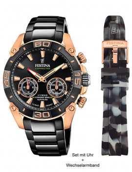Festina F20548/1 Bike Chronograph special edition Set Mens Watch 45mm 10ATM