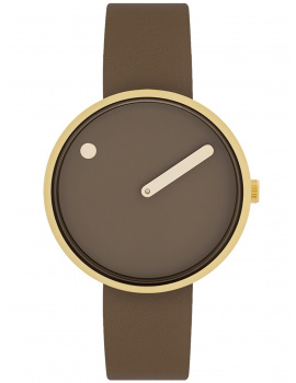 Picto 34001-4614G Mocha Brown 34mm 5ATM