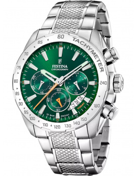 Festina F20668/3 Mens Watch Timeless Chronograph 45mm 10ATM