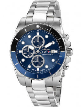 Sector R3273776003 series 450 Chronograph Mens Watch 43mm 10ATM