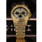 Louis XVI LXVI1123 Majeste Iced Out Chronograph Mens Watch 43mm 5ATM