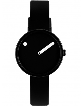 PICTO 43360-0112B Ladies Watch Black and White 30mm 5ATM