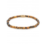 Rebel & Ružové Bracelet Glass Rocks Tiger RR-40114-G-S ladies