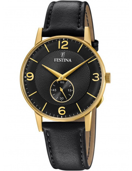 Festina F20567/4 Retro men's watch 36mm 3ATM