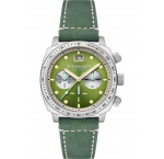 Spinnaker SP-5068-06 Mens Watch Hull Chronograph Shire Green 42mm 10ATM