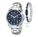 Maserati R8851121016 Successo Chronograph 44mm 5ATM