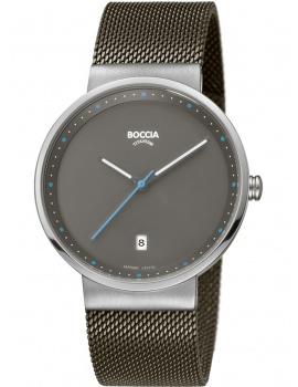 Boccia 3615-01 men`s watch titanium 38mm 5ATM