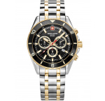 Swiss Alpine Military 7034.9147 Mens Watch Sierra Chronograph 43mm 10ATM