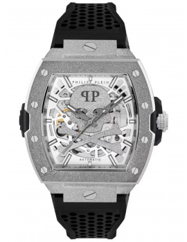 Philipp Plein PWJFA0925 Mens Watch The $keleton Frosted Automatic 44mm 5ATM