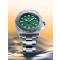 Paul Rich PR-46707 Pánske hodiny Crystal Bay Emerald Isle Silver Green 40mm 5ATM