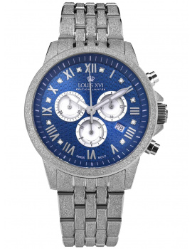 Louis XVI LXVI3623 Mens Watch Aramis Frosted 2.0 Diamond 43mm 5ATM