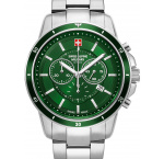 Swiss Alpine Military 7089.9134 Chronograph Mens Watch 44mm 10ATM