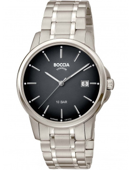 Boccia 3633-07 men`s watch titanium 40mm 10ATM