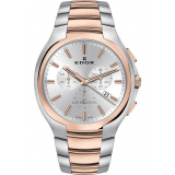 Edox 10239-357R-AIR Les Bemonts Chronograph Mens Watch 42mm 3ATM