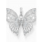Thomas Sabo PE984-051-14 charms - butterfly with stones silver Ladies