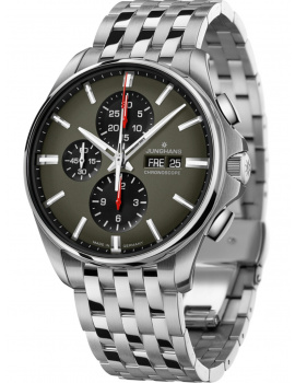 Junghans 27402344 Mens Watch Meister S Chronoscope 45mm 20ATM