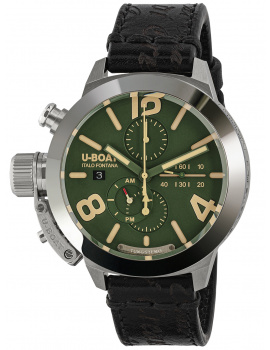 U-Boat 9581 Classico 45 mm Tungsteno CAS Green Mens Watch 10ATM
