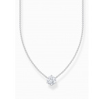 Thomas Sabo KE2210-051-14-L45V Silver necklace w. white zirconia pendant