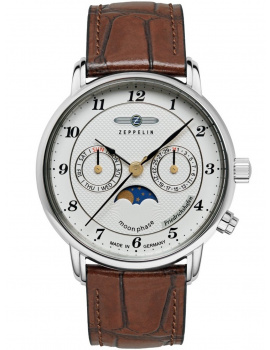 Zeppelin 8537-1 Friedrichshafen Moon Phase 35mm 5ATM