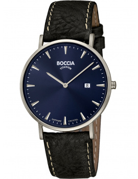 Boccia 3648-02 men`s watch titanium 39mm 3ATM