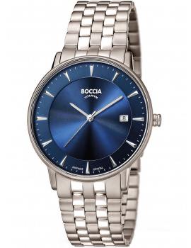 Boccia 3607-03 men`s watch titanium 39mm 5ATM