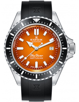 Edox 80120-3NCA-ODN Skydiver Neptunian automatic 44mm 100ATM