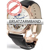 Perigaum Replacement Strap Black 24 mm With Folding Clasp Ružové