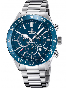 Festina F20575/2 Keramika Mens Watch 44mm 10ATM