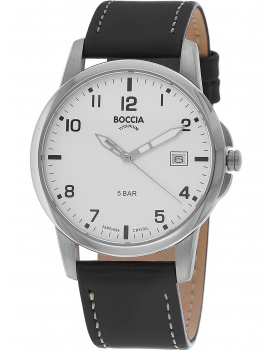 Boccia 3625-02 men`s watch titanium 36mm 5ATM