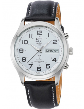 ETT Eco Tech Time EGS-11436-12L Mens Watch Radio-controlled Slnečný pohon Drive Gobi 42mm 5ATM