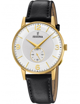 Festina F20567/2 Retro men's watch 36mm 3ATM