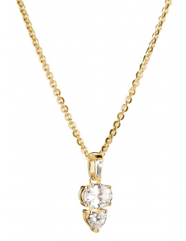 Thomas Sabo KE2363-414-14-L45V Necklace Oval Heart Gold-plated Ladies