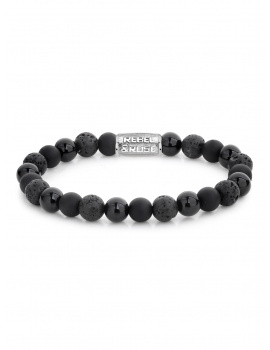 Rebel & Ružové bracelet Black Rocks RR-80041-S-M men`s