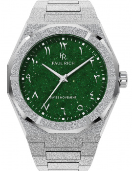 Paul Rich PR-45269 Pánske hodiny Frosted Star Dust II Emerald Mirage 43mm 5ATM