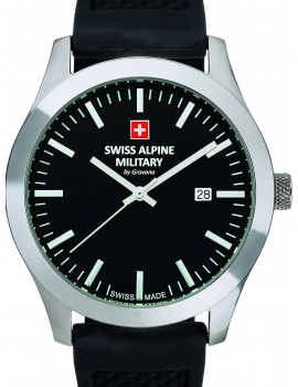 Swiss Alpine Military 7055.1837 športové Mens Watch 43mm 10ATM