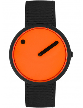 PICTO R44007-R006 Unisex Watch Ghost Nets Signal Oranžová 40mm 5ATM