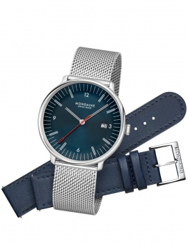 Mondaine MLE.41240.LQV.SET Mens Watch Doppio 41mm 5ATM